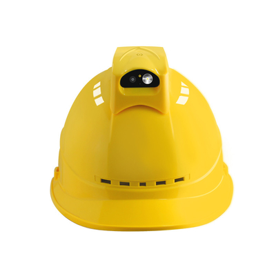 Kamera Helm Pengaman 4G PTT Android 7.1 3300mAh Baterai Hardhat Live Streaming