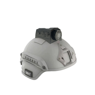 Kamera Helm Taktis Militer 4G Lensa Ganda 1080P Streaming Langsung Nyata