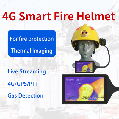 4g Smart IP66 Safety Helmet Camera, Hard Hat Camera Mount