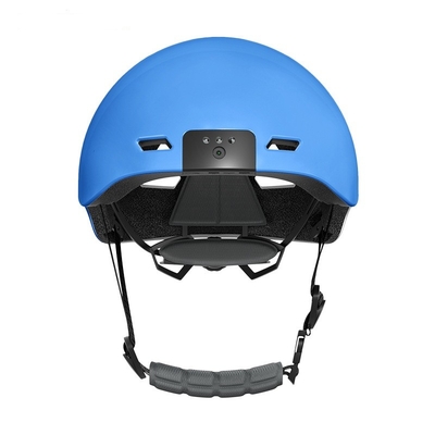 Kamera Helm Pengaman Sepeda Sepeda LED Menyala Helm Cerdas Dengan Kamera