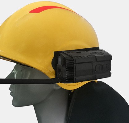 4G WIFI Helm Mounted Camera Thermal Imaging Camera Deteksi Gas Untuk Penyelamatan Kebakaran