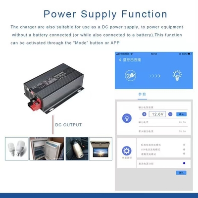 48V 10A AC DC Pengisi Daya Baterai Lifepo4 Pengisi Daya Baterai M8 Sekrup IP22