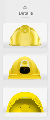 Kamera Helm IP67 4G Hard Hat Build In Camera Untuk Situs Konstruksi