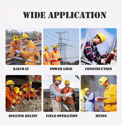 5G Smart Camera Helm Hard hat Camera untuk pekerja pertambangan di lokasi Konstruksi