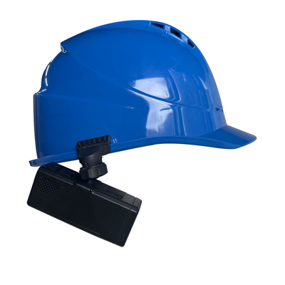 Kamera Helm Keselamatan Topi Keras AI 4G Wifi Cerdas Dengan Sistem VMS Monitor Pusat Komando