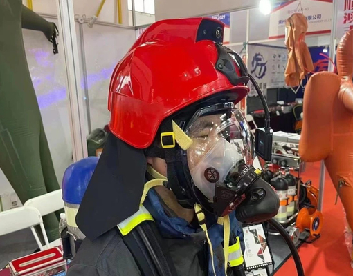 Fire Fighter Helmet ABS IR Thermal Image Camera SOS Alert With Command Software VMS