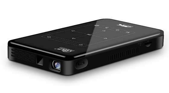 65 Lumens Proyektor Video Portabel Mini HDMI/USB/AV/VGA Input Berat Bersih 206g