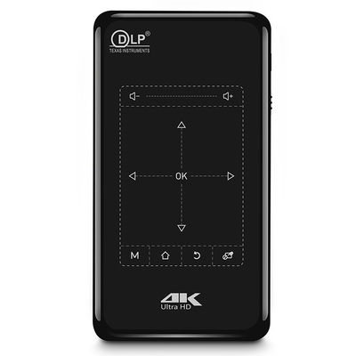DLP Smart Mini Projector 20000 jam Umur Lampu Dengan Sertifikasi ROHS