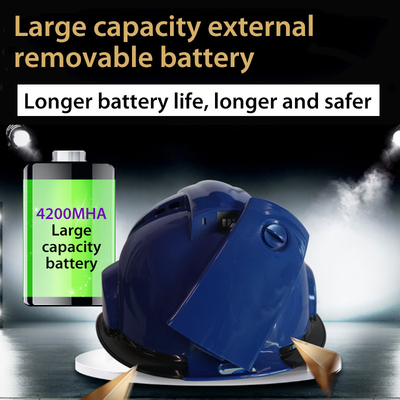 Dukungan Kamera Helm Safety 4G 3G Dengan Waktu Perekaman 7 Jam Baterai 4200mAh