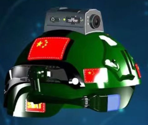Helm Taktis Kamera Tubuh Pribadi dengan Pelacakan GPS PTT Intercom