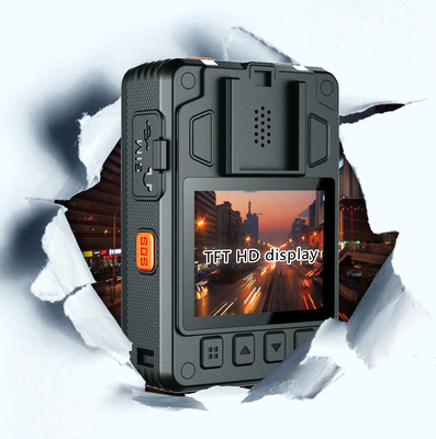 WIFI 4G Body Worn Camera 2.0 Inch LCD Display Night Vision SOS GPS