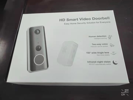 Night Vision WIFI Video Bel 4 - 6 bulan Durasi Baterai Penyimpanan Kartu Cloud/Micro SD