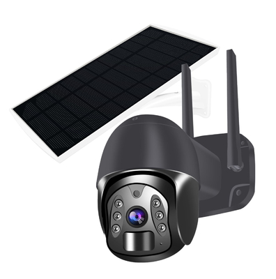 15fps IP66 Kamera Daya Surya Streaming Video Tuya Smart Keamanan Luar Ruang