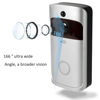 Deteksi Gerak Penglihatan malam Dukungan Wireless Video Doorbell dengan Remote Live View