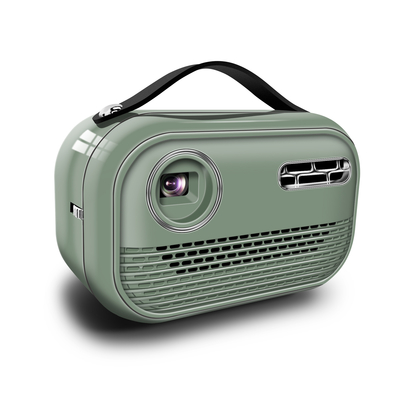 Green DLP Smart Projector 65 Lumens Android 9.0 4K Dibangun di Baterai 5000MA