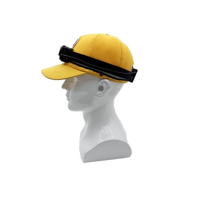 4G LED Hardhat Kamera Live Streaming PTT GPS Pelacakan Untuk Situs Konstruksi Tambang Kereta Api
