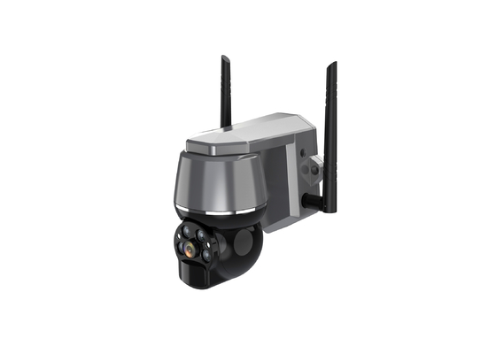 4G Solar CCTV Camera Hi3518E SoC Speaker Sudut pandang luas 120 derajat