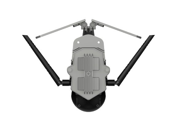 4G Solar CCTV Camera Hi3518E SoC Speaker Sudut pandang luas 120 derajat
