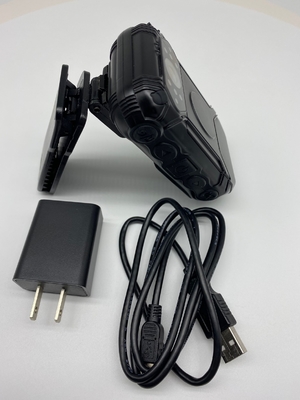 64G IP66 Polisi Body Camera dengan LED 1.5W dan sudut 120 derajat