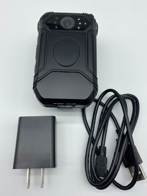 64G IP66 Polisi Body Camera dengan LED 1.5W dan sudut 120 derajat
