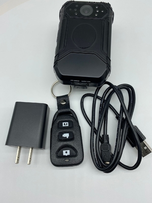 64G IP66 Polisi Body Camera dengan LED 1.5W dan sudut 120 derajat