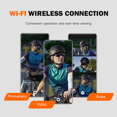 Kamera Helm Keamanan 720P dengan IP67 Waterproof dan suhu operasi hingga 70 derajat C
