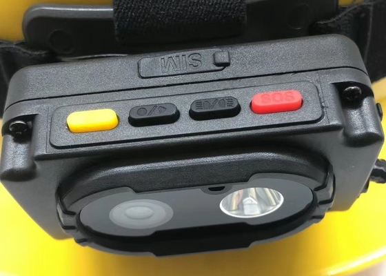 Laser dibantu 120 derajat IP67 Kamera Helm Keamanan dengan resolusi 1920X1080