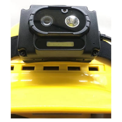 Lampu LED Hardhat Kamera Keamanan Dengan Sudut Besar 120° Dan Fotografi Asisten Laser