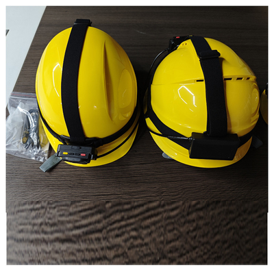 Lampu LED Hardhat Kamera Keamanan Dengan Sudut Besar 120° Dan Fotografi Asisten Laser