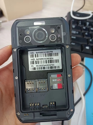 High Bitrate 256kbps-8Mbps 5G Body Camera dengan Kamera Belakang 13 Juta Pixel