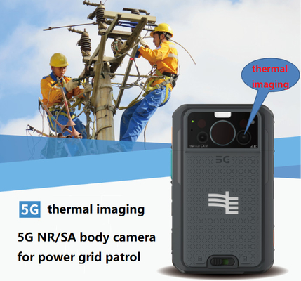 5G Body Worn Camera Smart Chip Front End AI Pengakuan Cerdas
