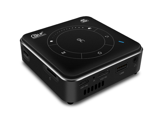 Proyeksi Area 30-120 Inch Mini Portable Projector dengan Kontras Tinggi