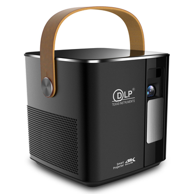 Home Theater DLP Mini Projector dengan Proyeksi Cahaya Dan Led Osram 500 1 Kontras Cerah