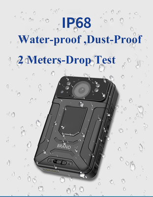 4G Waterproof IP67 Rated Polisi Kamera Berpakaian Dengan Pelacakan GPS 1080p Mini Kamera