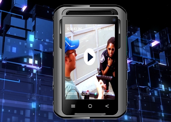 5G 13MP IP68 Waterproof Police Body Camera dengan Lensa Sudut 110 derajat dan WiFi Hotspot