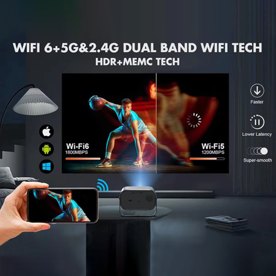 Presentasi Bisnis DLP Smart Projector dengan 1GB Buffer Memory dan Multi Angle Keystone Correction