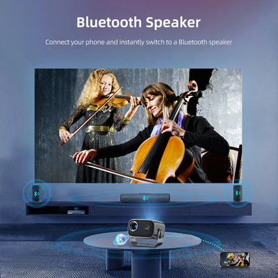 Presentasi Bisnis DLP Smart Projector dengan 1GB Buffer Memory dan Multi Angle Keystone Correction