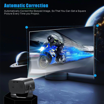 2.69inch 720P LCD Mini Handheld Projector 1.27 1 Proyeksi Rasio Portable dan Compact