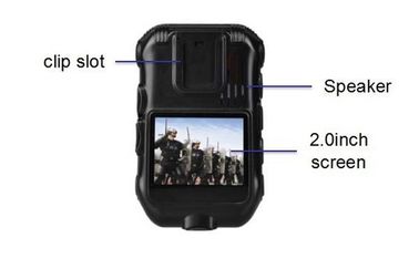 Waterproof Police Wearing Body Cameras , Gps Tracker Camera ROSH Approved