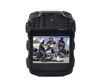 1080 P Kamera Tubuh Polisi Tahan Air Layar TFT 2 Inch Sudut Lebar 135 Derajat