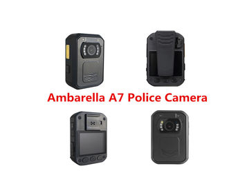 Kamera Video Polisi 1080P Ambarella A7, Kamera yang Dipakai di Tubuh, Sensor CMOS 5MP