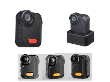 Portable 4G Wearable Body Camera Ambarella A12 LA55 Chipset Untuk Polisi