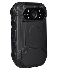 Kamera yang Dipakai Polisi Resolusi Tinggi Baterai 3600 MAh Dengan Kartu SD 128GB