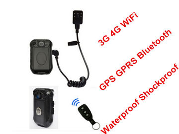 Mini WIFI Body Camera CE Disetujui, Remote Controller Kamera Wearable Polisi