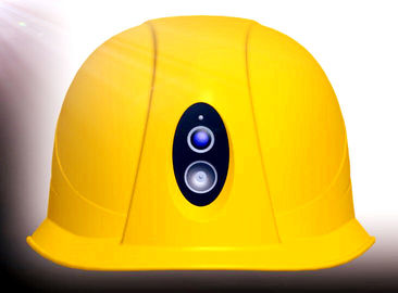 Kamera Helm Pengaman Industri Tahan Lama 289 * 233 * 150 Mm Dengan Lampu Led