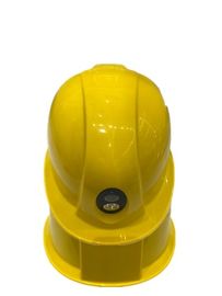 Hd Safety 4G Helm Kamera Warna Kuning MTK8735 Chipset Baterai 3300MAh Yang Dapat Diganti