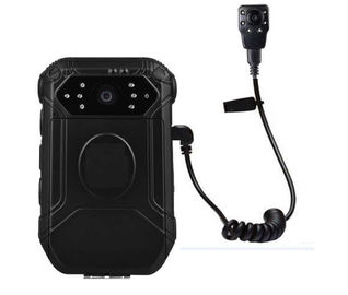 Perekam Kamera Polisi Hitam Tahan Lama 3600 MAh Lithium Ganti Baterai Dukungan GPS