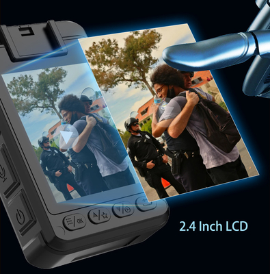 5.8GHz Wifi Chipset A7 Polisi Bodycam Video Recorder Alat Ultimate Untuk Penegakan Hukum Max Dukungan 256G Storage