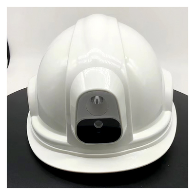 Pasokan listrik 12V atau 5V 4G GPS Safety Helmet Camera dengan Baterai 4000mAh dan Mode yang disesuaikan