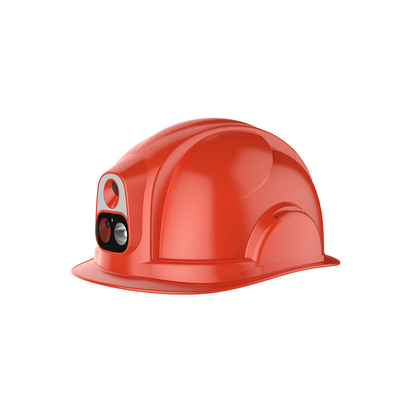 Pelacakan GPS 4G Rugged Hardhat untuk Situs Konstruksi Jangkauan Fokus 0,5m hingga Infinity -20°C hingga 60°C